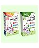 GubGub Guava Fruit Roll Ups + Rainbow Fruit Roll Ups Combo Natural Fruit Snack For Kids( 60g Each)