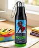 Nayasa Whip Insulated Inner Steel Water Bottle | Wide Mouth Leakproof Bottle | 600 ml | Black