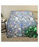Reexplore Multi Planets Glow in the Dark Blanket for Kids and Adults - Light Grey