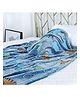 Reexplore Dino Glow in the Dark Blanket for Kids and Adults -Royal Blue