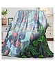Reexplore Fish Glow in the Dark Blanket for Kids and Adults - Charcoal Grey