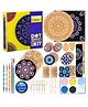 Craftinger Pro Mandala Dotting Art Kit for Adults & Beginners, 4 Pre-Designed MDF Boards | 6 Acrylic Colors | Set of 2 Brushes | Dot Tools | for Artists, Students, Children | Ideal for Gifting