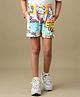 Kidsville Knit Sanrio Friends Featuring Hello Kitty Printed Shorts - Pink & Blue