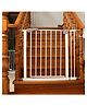 Safe-O-Kid Adjustable Baby Safety Gate 75-130 cm with 1 Year Warranty, Durable Metal Gate for Kids, Babies and Pets, Child Gate and Dog Gate Grey