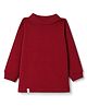 Pink Rabbit Cotton Knit T-Shirt with Full Sleeves - Maroon