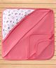 Pink Rabbit Interlock Knit Towel With Bunny Face Print L 81 x B 81 cm - Coral