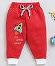 Wonderchild Space Theme Patch Detailed Pajamas -  Red