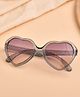 Little Palz Glittered UV Protected Heart Shaped Sunglasses - Grey