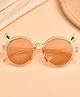 Little Palz Ear Applique Detailed UV Protected Round Sunglasses  - Beige