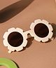 Kicks & Crawl Floral Designed Round Sunglasses - White