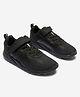 DECATHLON Geometric Designed Velcro Closure Sports Shoes - Black