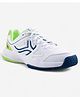 DECATHLON Colour Blocked Abstract Designed Lace Up Tennis Shoes - White