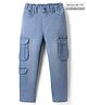 Pine Kids Denim Woven Full Length Jeans With Pockets in Light/Sky Blue