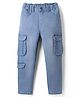 Pine Kids Denim Woven Full Length Jeans With Pockets in Light/Sky Blue