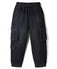 Pine Kids Cotton Elastane Woven Denim Full Length Jeans - Black