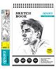 Apsara A5 Sketchbook | 150 GSM Paper | 72 Pages | Top Spiral Bound | Unruled Drawing Book with Free 3 Sketching Pencils