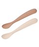 Beaba 1st Stage Silicone Spoons  Set of 2 for 4 Months+ with Carry Case - Brown