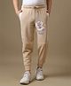 Kidsville Knit One Piece Featuring Monkey D Luffy Printed Joggers - Beige