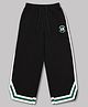 Pine Kids Knit Full Length Track Pant With Side Tape Detailing - Black