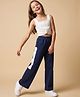 Pine Kids Cotton Knit Full Length Lounge Pants - Navy Blue