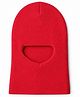 Pine Kids Knit Solid Monkey Cap in Red - Diameter 19 cm
