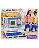 Fiddlerz 20 Activity English Learning LCD Display Laptop Toy with Mouse for Kids - Blue