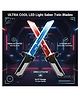 YAMAMA Mini Samurai Sword Toys for Kids, LED Light-emitting Double-Edged Telescopic LED Lightsaber Samurai Sword, Role-Playing High-End Laser Sword Toy - Color May Vary