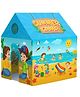 YAMAMA Summer Camp Themed Play Tent House for Kids, Portable Folding, Premium Canvas, Easy Setup Tent for Toddlers, Indoor & Outdoor Playhouse for Active Imaginative Play - Multicolor