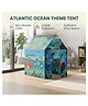 YAMAMA Atlantic Ocean Themed Play Tent House for Kids, Portable Folding, Premium Canvas, Easy Setup Tent for Toddlers, Indoor & Outdoor Playhouse for Active Imaginative Play - Multicolor