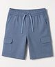 Pine Kids Cotton Woven Above Knee Length Shorts in Blue for 6-7 Years