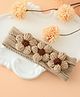 Babyhug Floral Embellished Stretchable Headband - Brown