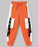 Olio Kids Sinker Knit Full Length Lounge Pant With Cargo Pockets - Orange