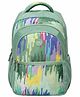 Pearlbags 17 Inches Polyester Water Resistant Printed Casual Backpack With 3 Compartment And Laptop Sleeve For Boys,Girls,Men And Women Pista