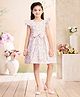 Aarika Cotton Woven Sleeveless Floral Printed Dress - Pink