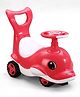 Dolphin Manual Push Ride-On Car for Kids - Pink| Direction Control Steering Wheel|Comfortable Seat with Backrest| Under Seat Storage|Foot-to-Floor Operation| Activity Gift for Boys & Girls