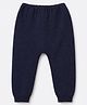 Babyhug Sweater Knit Full Lengthand Woollen Bottomwear - Navy Blue