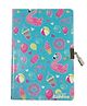 Smily Kiddos A5 Lockable Notebook Blue - 144 Pages