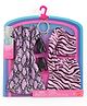 Barbie Doll Fashions & Accessories Set With 2 Complete Cottage Core Outfits -Pink & Purple