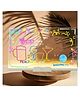 Muren Acrylic LED Writing Write a Message, Quotes & Thoughts, Do-to-List, Reminder Plan, Wishes Drawing Quick Dry Erase Board with Neon Colors Set of 6 Pcs Best Gift Idea for Kids & Adult-Random Color