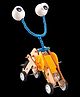 Muren Wooden STEM Worm Robot Kit, DIY Moving Robotics, Hands-On Assembly, Science Project-Multicolor