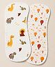 ZIKKU Cozy Cotton Baby Burp Cloths Pack of 2 100% Cotton Muslin Baby Burp Cloth ZIKKU Soft Baby Cloth for Newborn Baby Burp Cloth Set for Boys & Girls