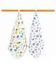 ZIKKU Baby Muslin Swaddle Wrap Set of 2 100% Cotton Ultra Soft Breathable Baby Swaddle Blanket