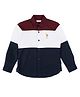 US Polo Assn Cotton Woven Full Sleeves Cut N Sew Solid Shirt - Red