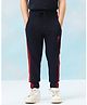 US Polo Assn Cotton Knit  Full Length Cut & Sew Track Pant -Navy