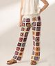 Woonie Cotton Hand Knitted Granny Squares Designed Crochet Pants - White