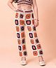 Woonie Cotton Hand Knitted Granny Squares Designed Crochet Pants  - Cream