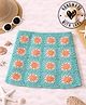 Woonie Cotton Hand Knitted Granny Square Detailed Crochet  Skirt - Sea Green