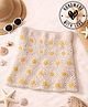 Woonie Cotton Hand Knitted Floral Designed Crochet Skirt - Cream