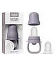 BIBS Baby Pacifier Fossil-  Grey