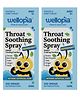 Wellopia Peppermint Kids Throat Soothing for Ages 6+ 30 ml 240 Sprays (Pack of 2)